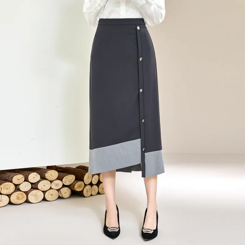 SMEN Casual Long Skirts Women's-14