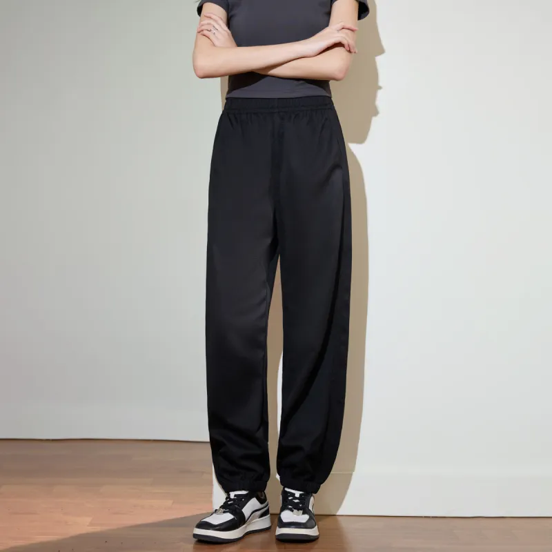 SMEN Casual Pants Women's Black-2