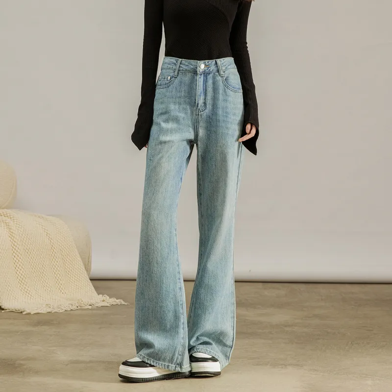 SMEN Jeans Women's Denim Blue-2