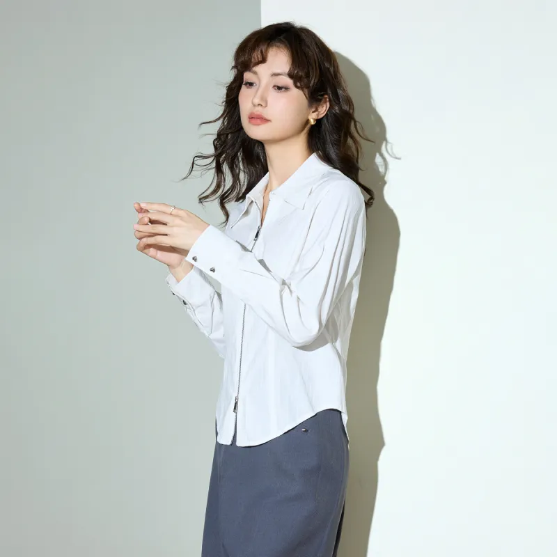SMEN Shirts Women's White-3