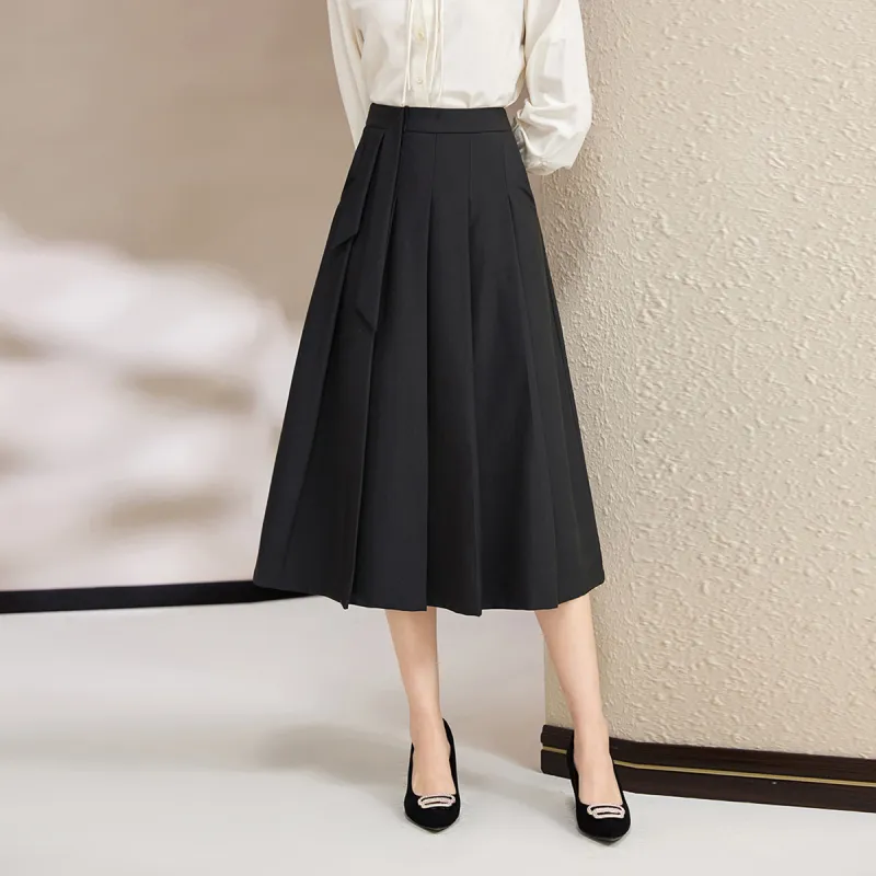 SMEN Casual Long Skirts Women's-5