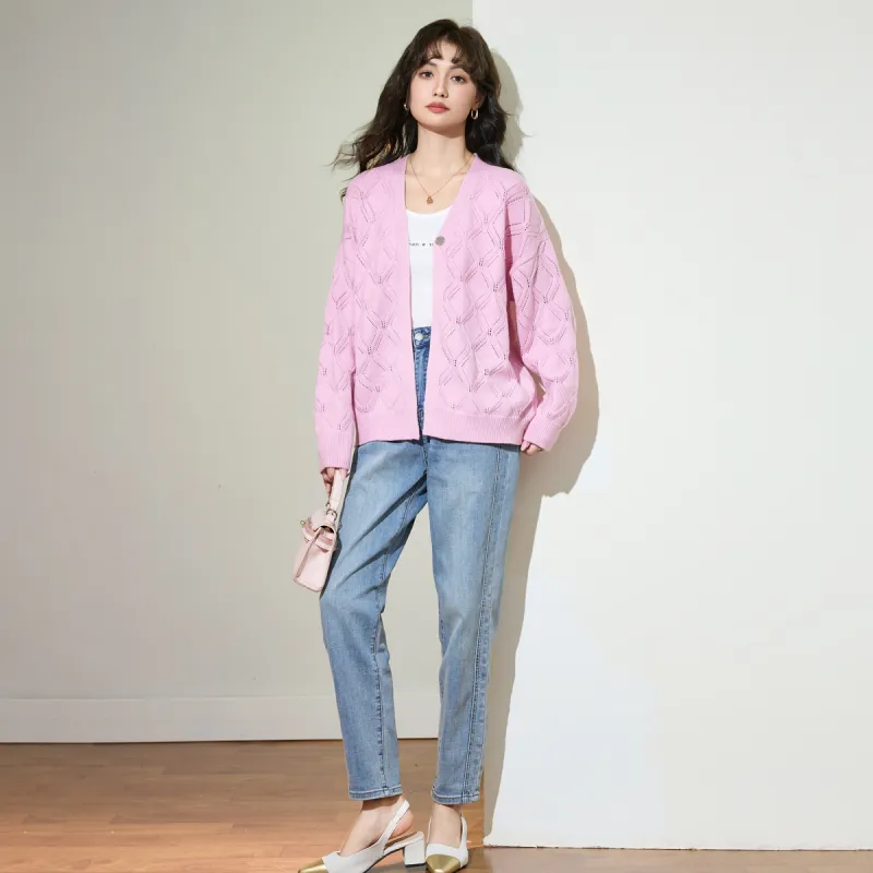 SMEN Knitwear Women's Pink-4