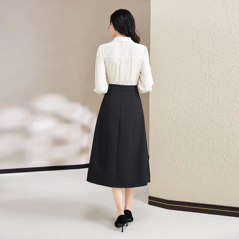 SMEN Casual Long Skirts Women's-4