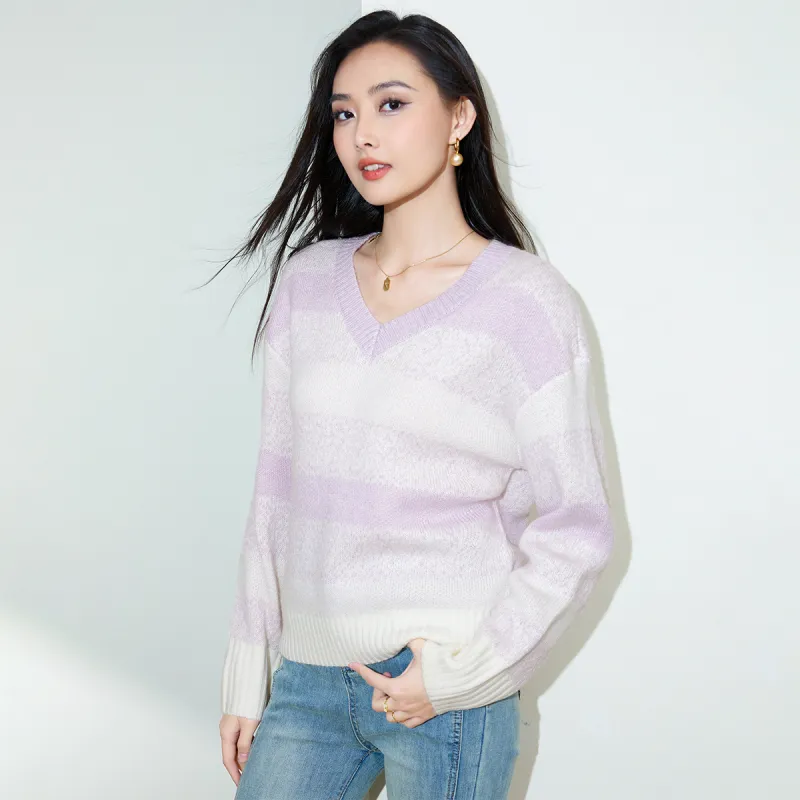 SMEN Knitwear Women's Purple-6