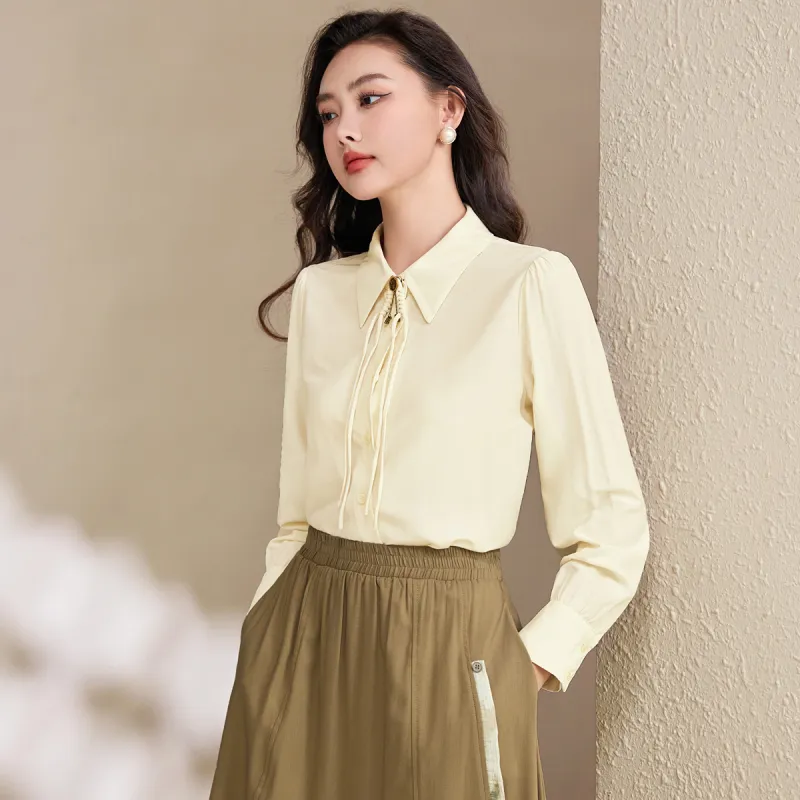 SMEN Shirts Women's Beige-6