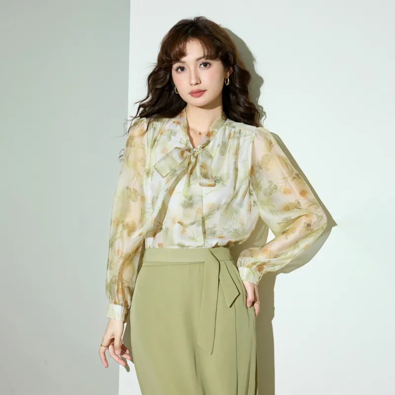 SMEN Chiffon Shirts Women's-2