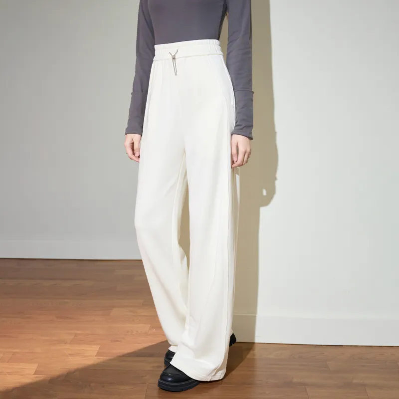 SMEN Casual Pants Women's Apricot-5