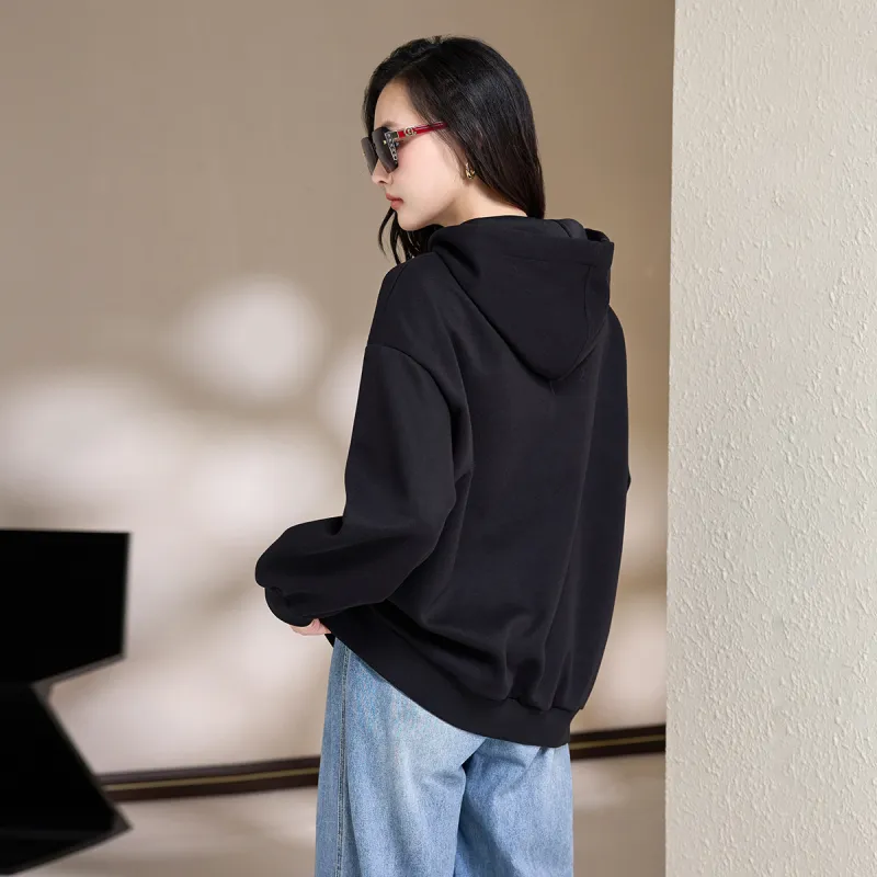 SMEN Sweatshirts Women's Black-6
