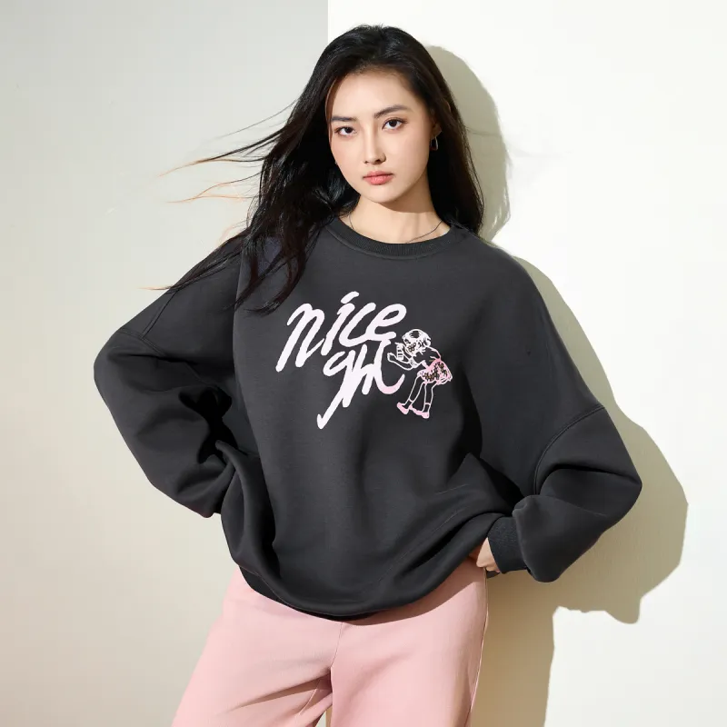 SMEN Sweatshirts Women's Gray-4