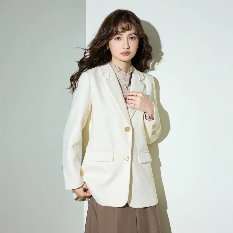 SMEN Jackets Coats Women's Beige-7