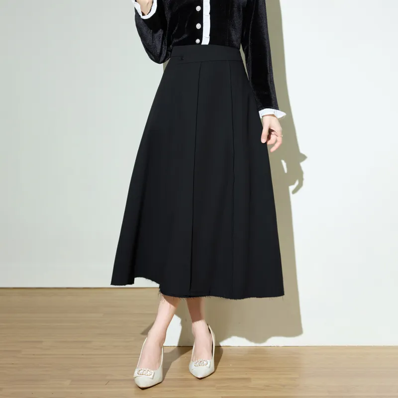 SMEN Casual Long Skirts Women's-10