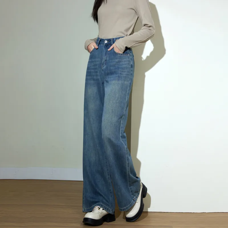 SMEN Jeans Women's Denim Blue-6