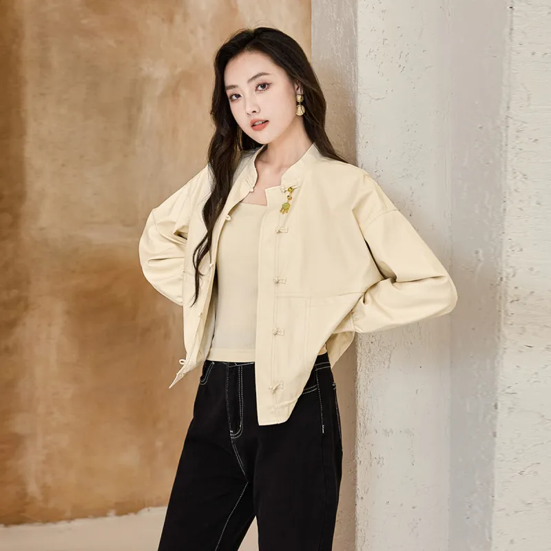 SMEN Cropped Coats Women's-4