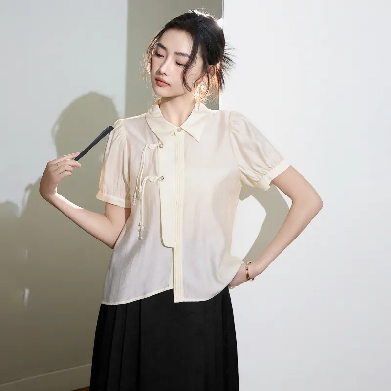 SMEN Shirts Women's Beige-3