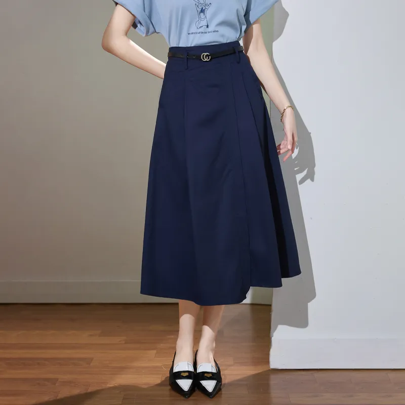 SMEN Casual Long Skirts Women's-5
