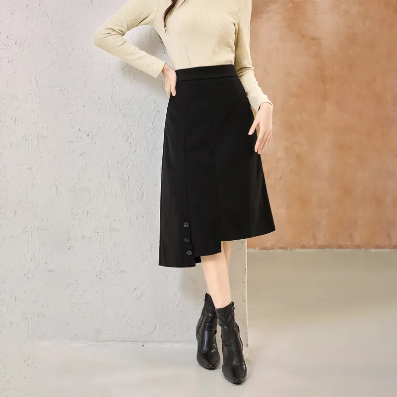 SMEN Casual Long Skirts Women's-8