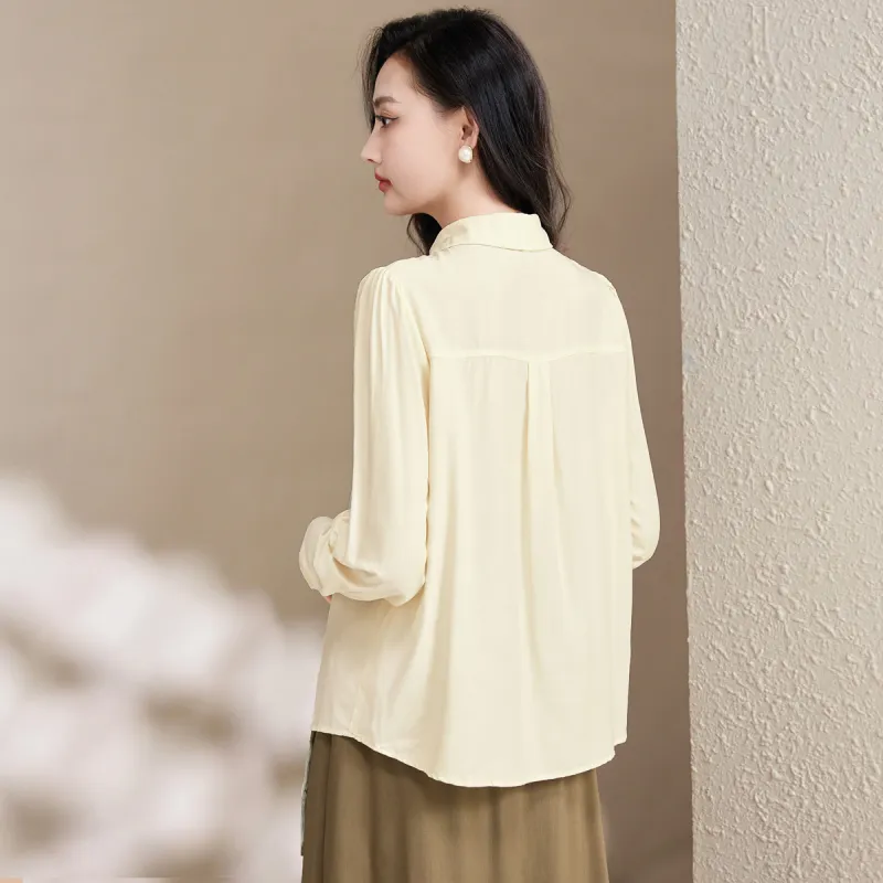 SMEN Shirts Women's Beige-9
