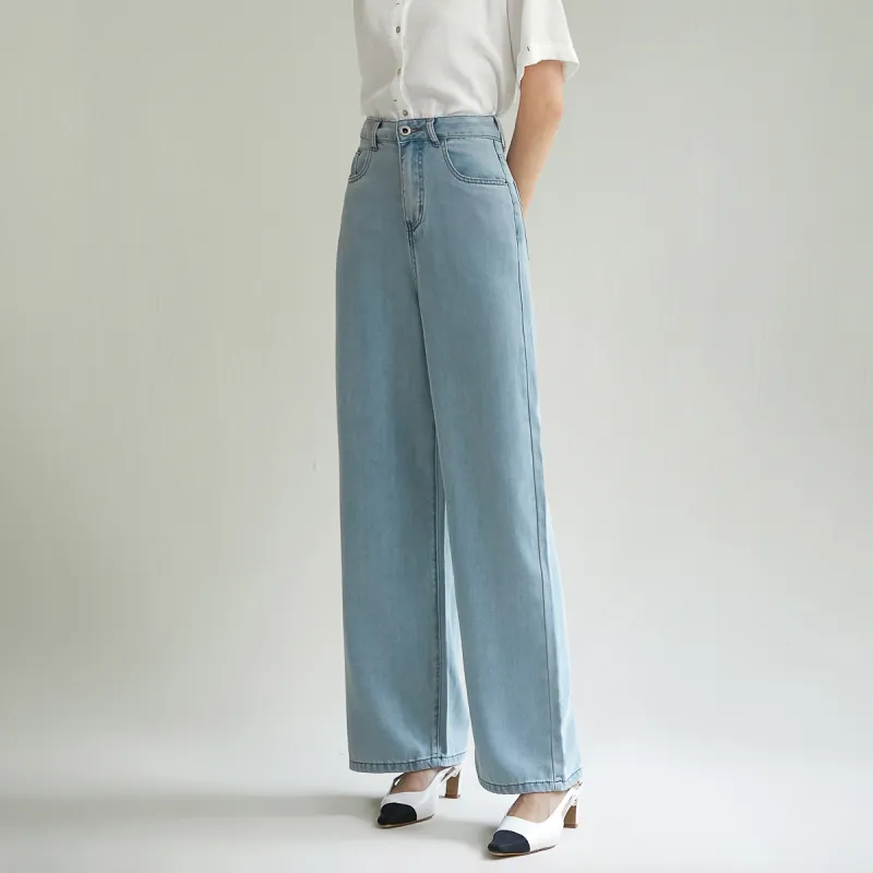 SMEN Jeans Women's Denim Blue-4