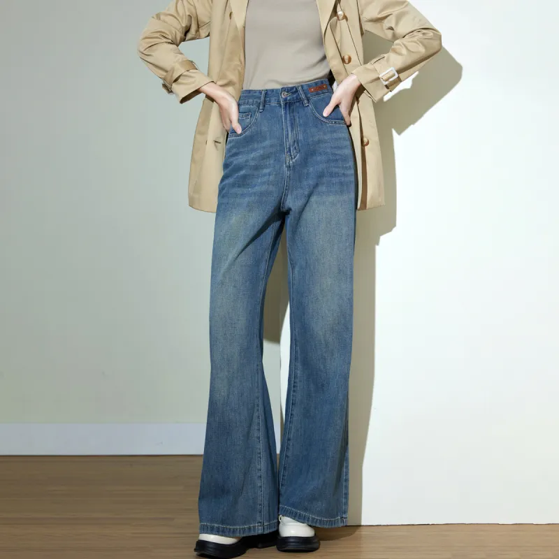 SMEN Jeans Women's Denim Blue-5