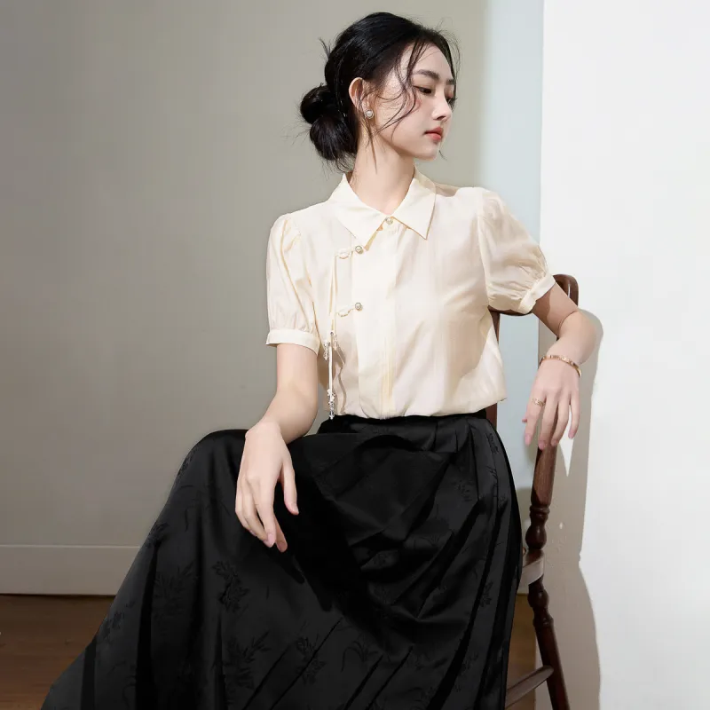SMEN Shirts Women's Beige-9