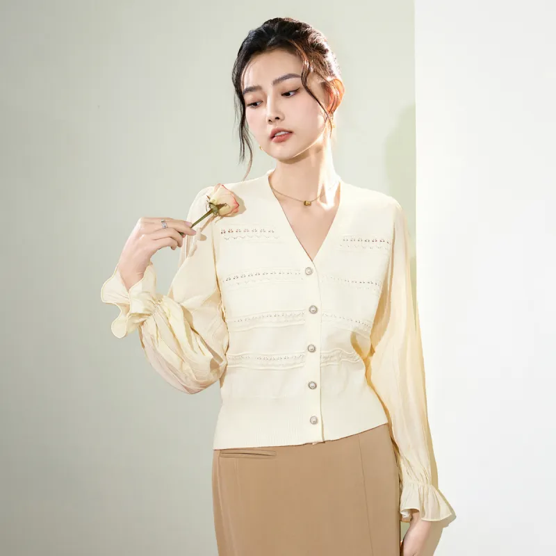SMEN Knitwear Women's Apricot-8