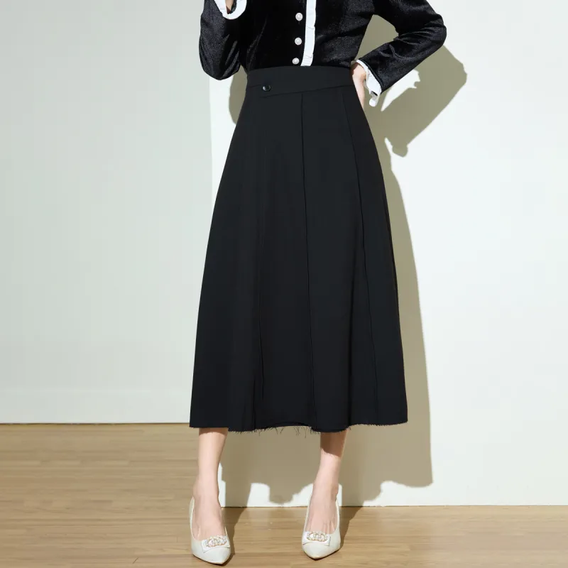SMEN Casual Long Skirts Women's-8