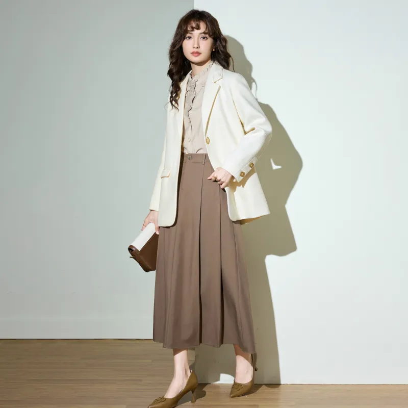 SMEN Jackets Coats Women's Beige-4