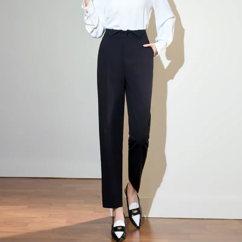 SMEN Casual Pants Women's Black-7