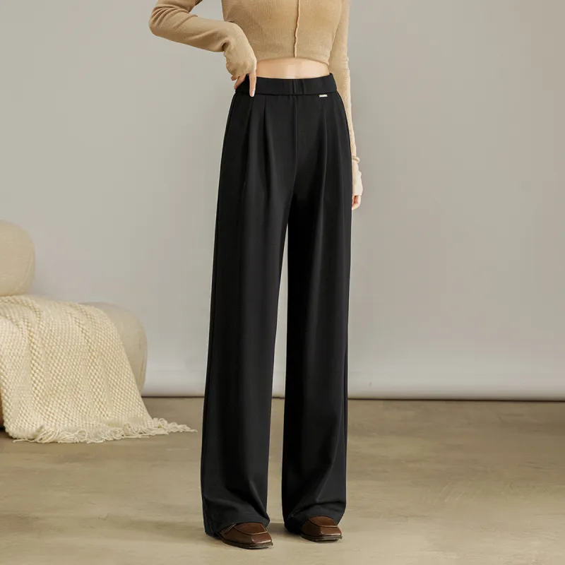 SMEN Casual Pants Women's Black-5