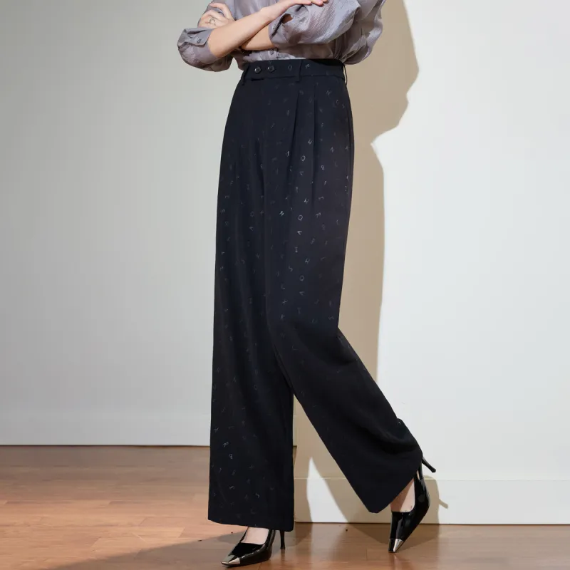 SMEN Casual Pants Women's Black-4