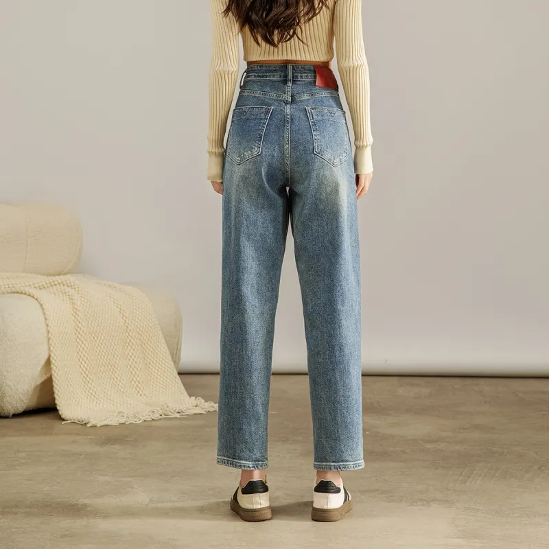 SMEN Jeans Women's Denim Blue-8