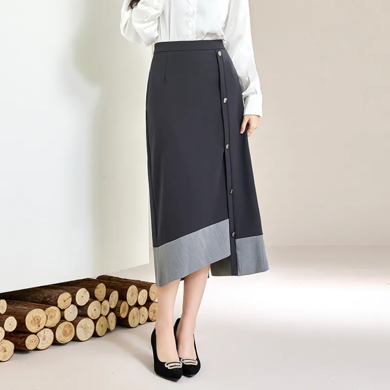 SMEN Casual Long Skirts Women's-12