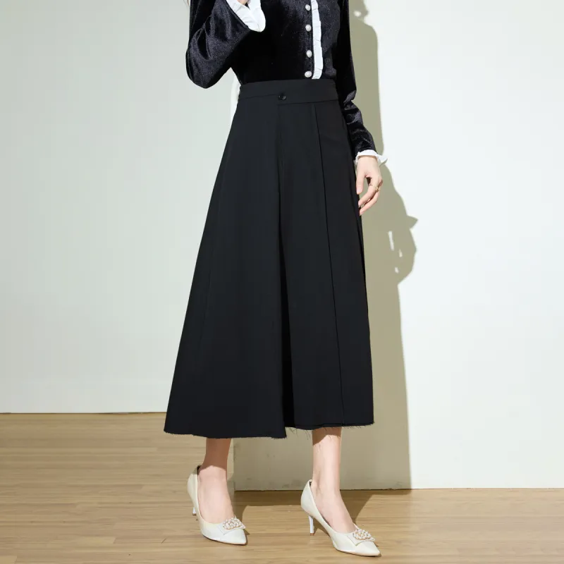 SMEN Casual Long Skirts Women's-9