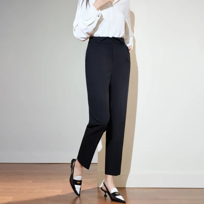 SMEN Casual Pants Women's Black-6