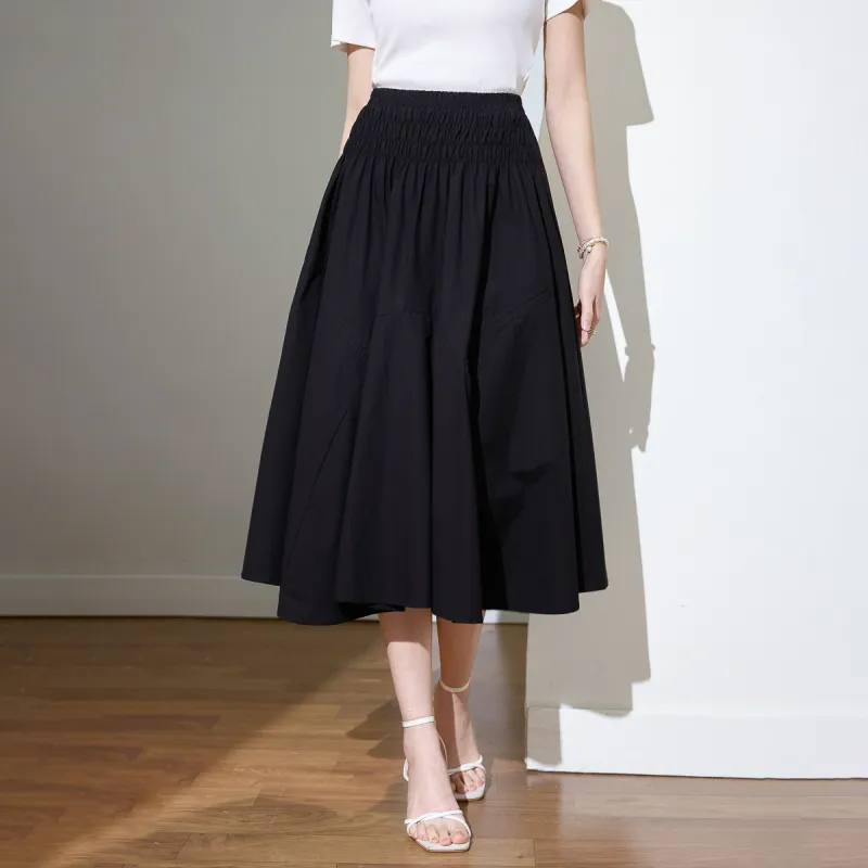 SMEN Casual Long Skirts Women's-11