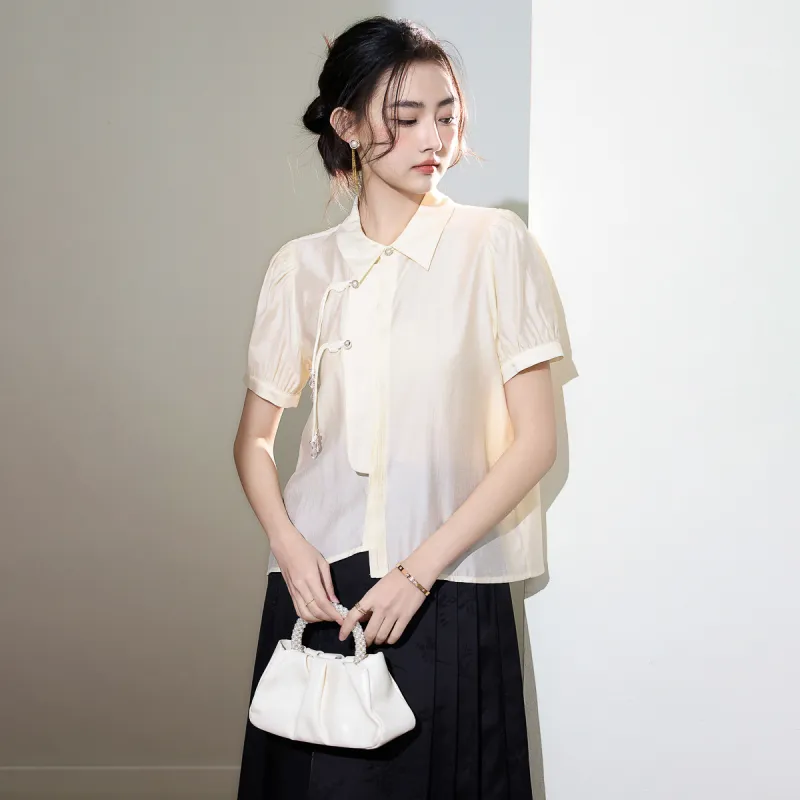 SMEN Shirts Women's Beige-5