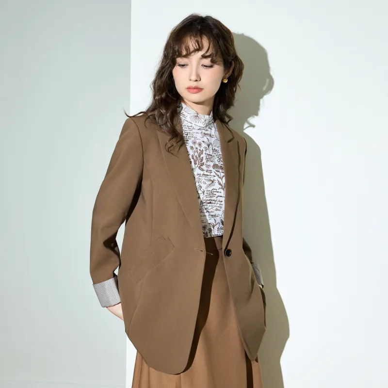 SMEN Business Suit Women's Coffee-7