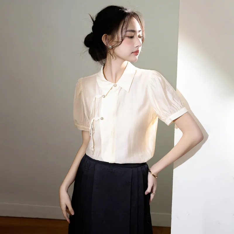 SMEN Shirts Women's Beige-4