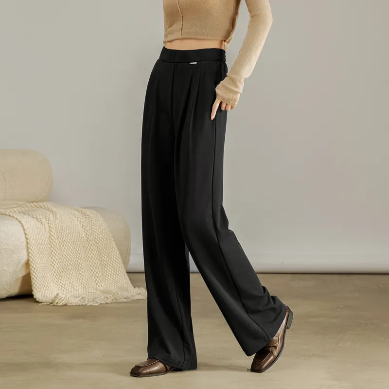 SMEN Casual Pants Women's Black-9