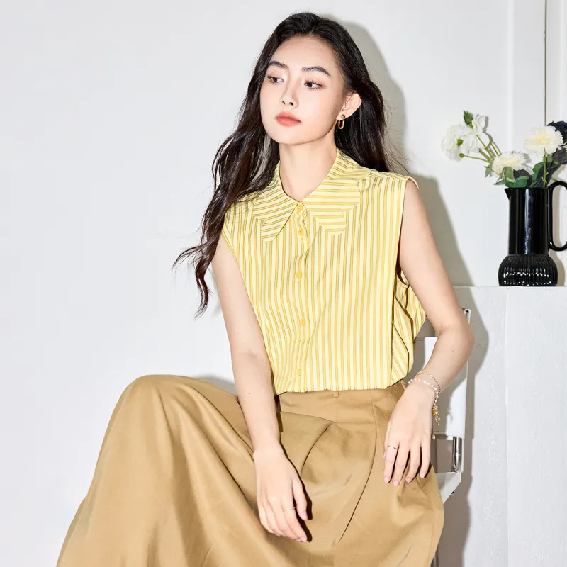SMEN Shirts Women's Yellow-7