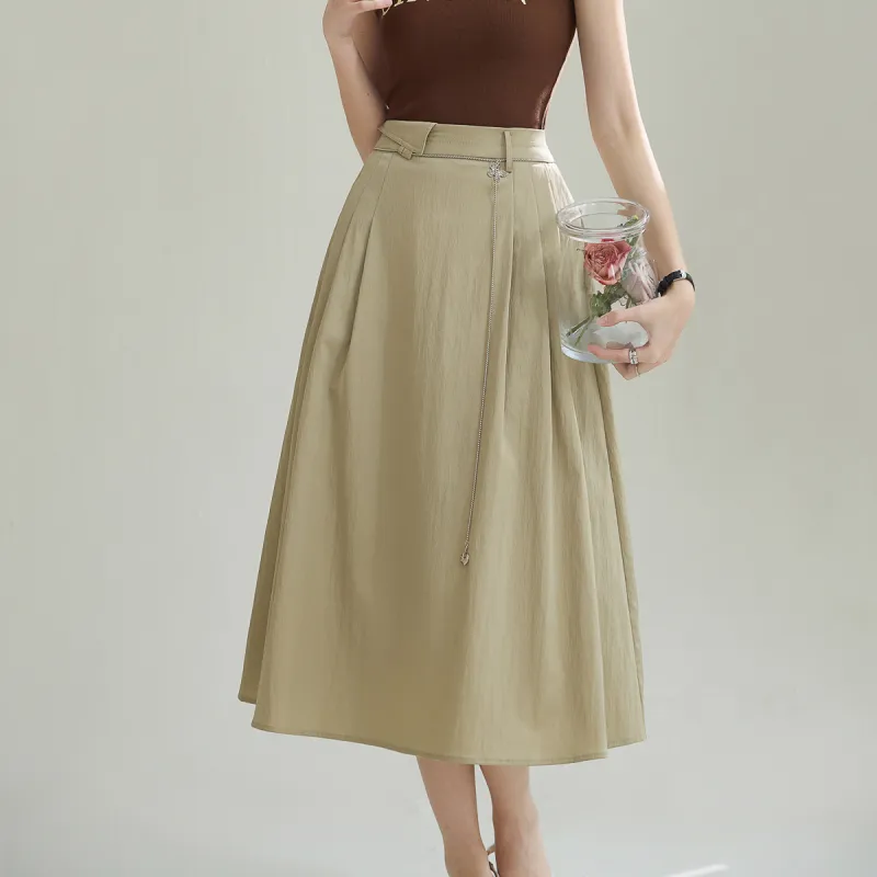 SMEN Casual Long Skirts Women's-12
