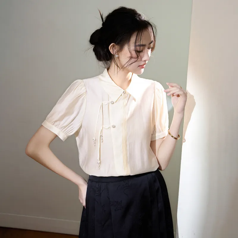 SMEN Shirts Women's Beige-8