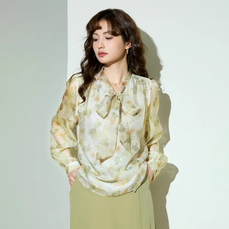 SMEN Chiffon Shirts Women's-3