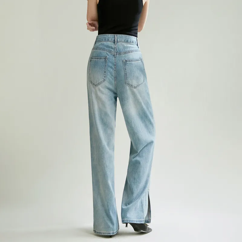 SMEN Jeans Women's Denim Blue-9