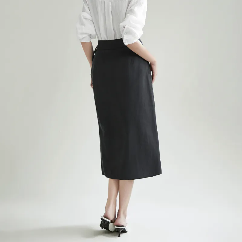 SMEN Casual Long Skirts Women's-9