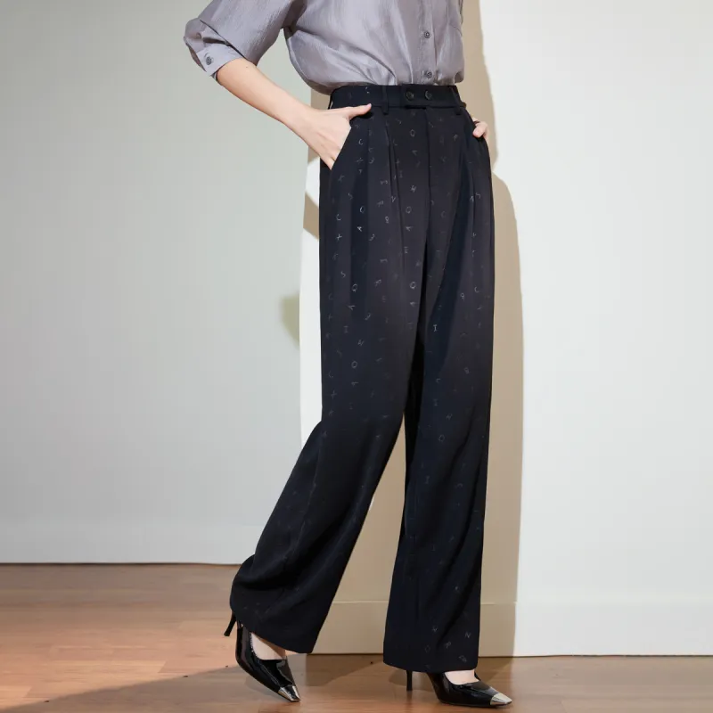 SMEN Casual Pants Women's Black-5