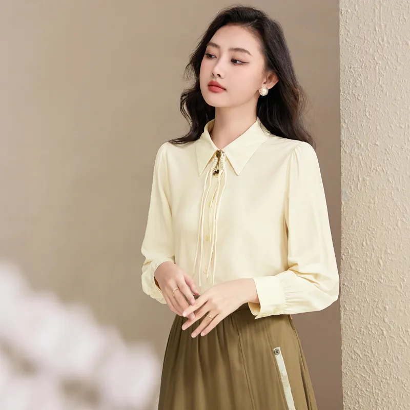 SMEN Shirts Women's Beige-3
