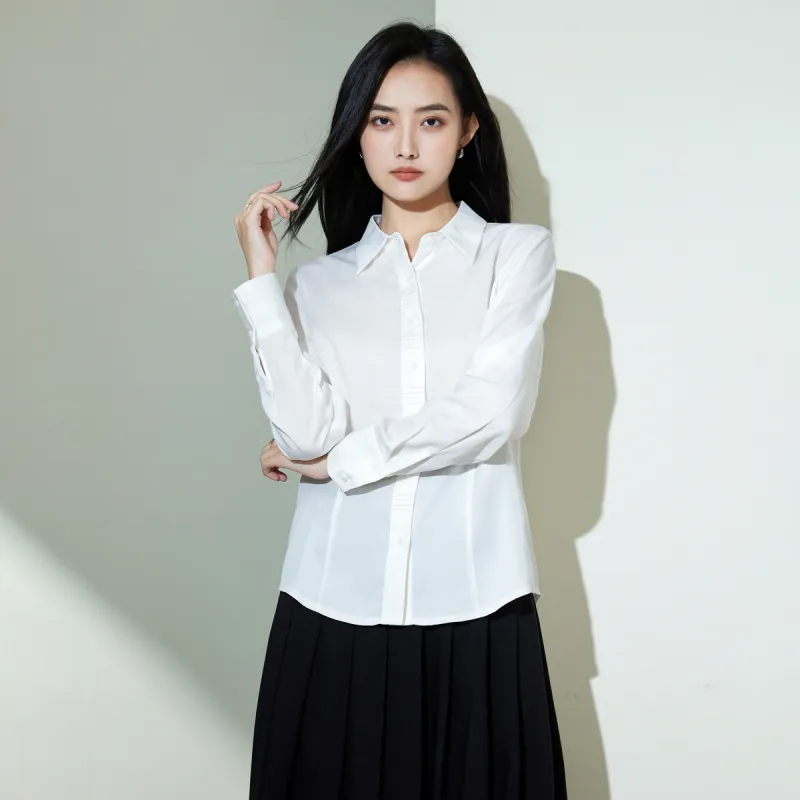 SMEN Shirts Women's White-5