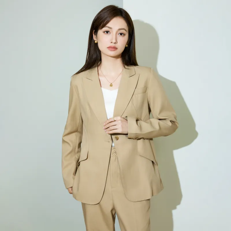 SMEN Business Suit Women's Khaki-2