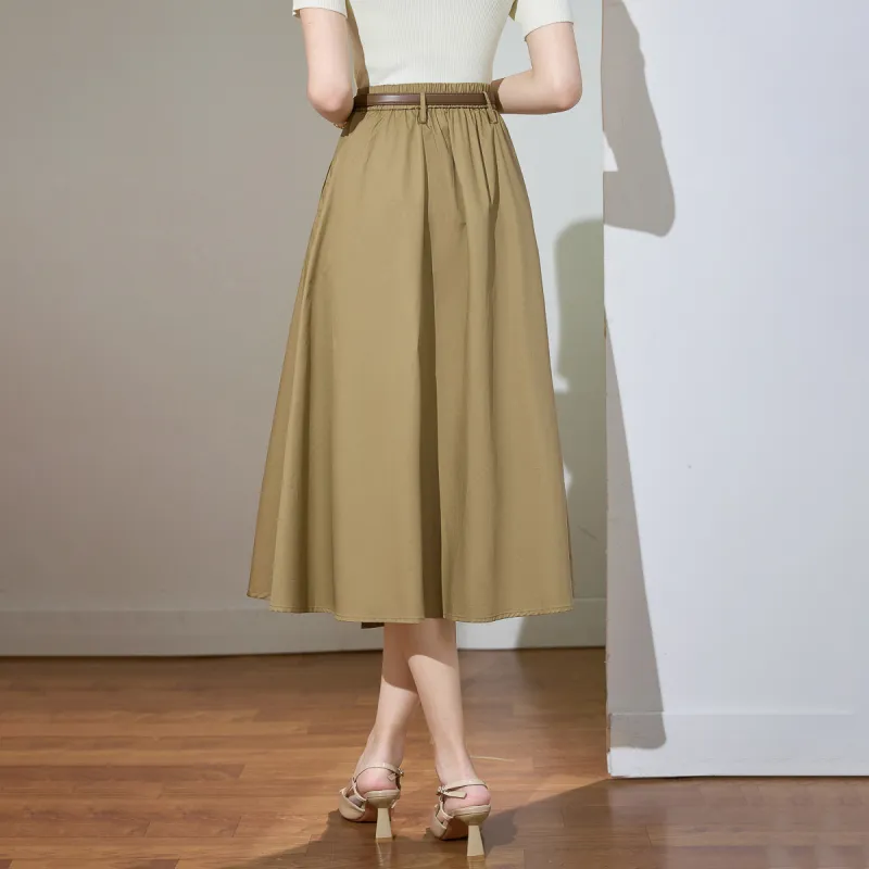 SMEN Casual Long Skirts Women's-15